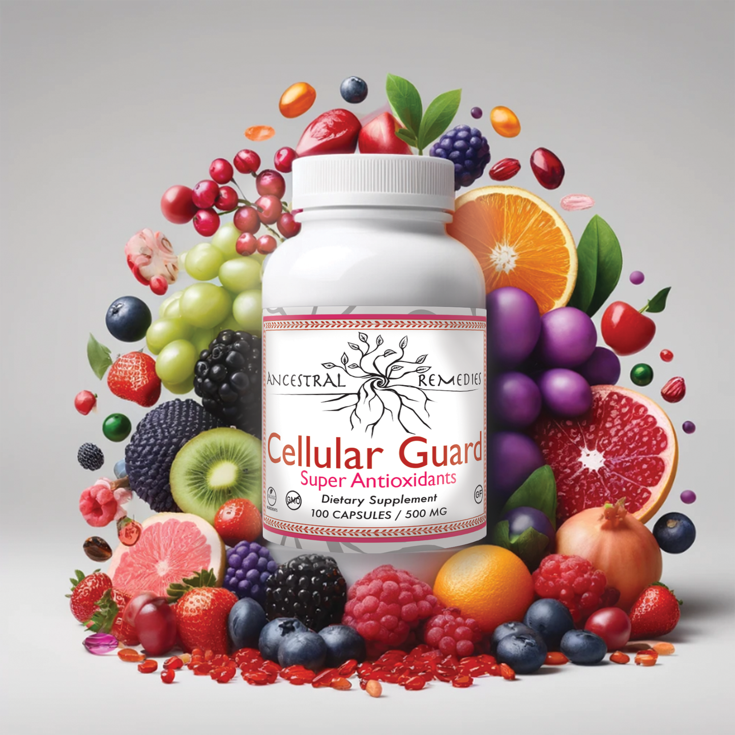 Cellular Guard Capsules: An Antioxidant-Rich Blend for Optimal Cellular Health